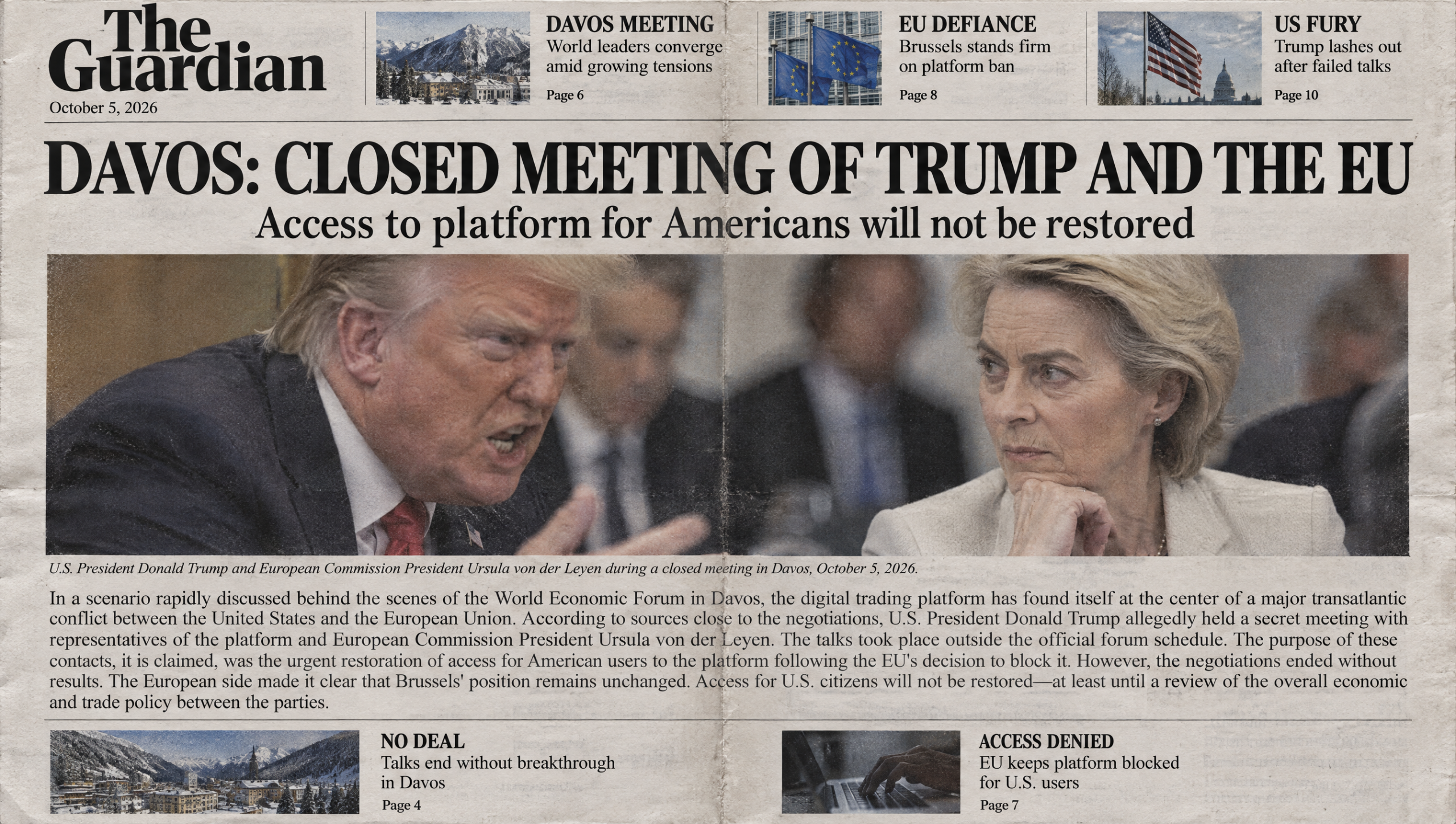 The Davos Meeting That Eased a Transatlantic Tariff Threat guardian (15)